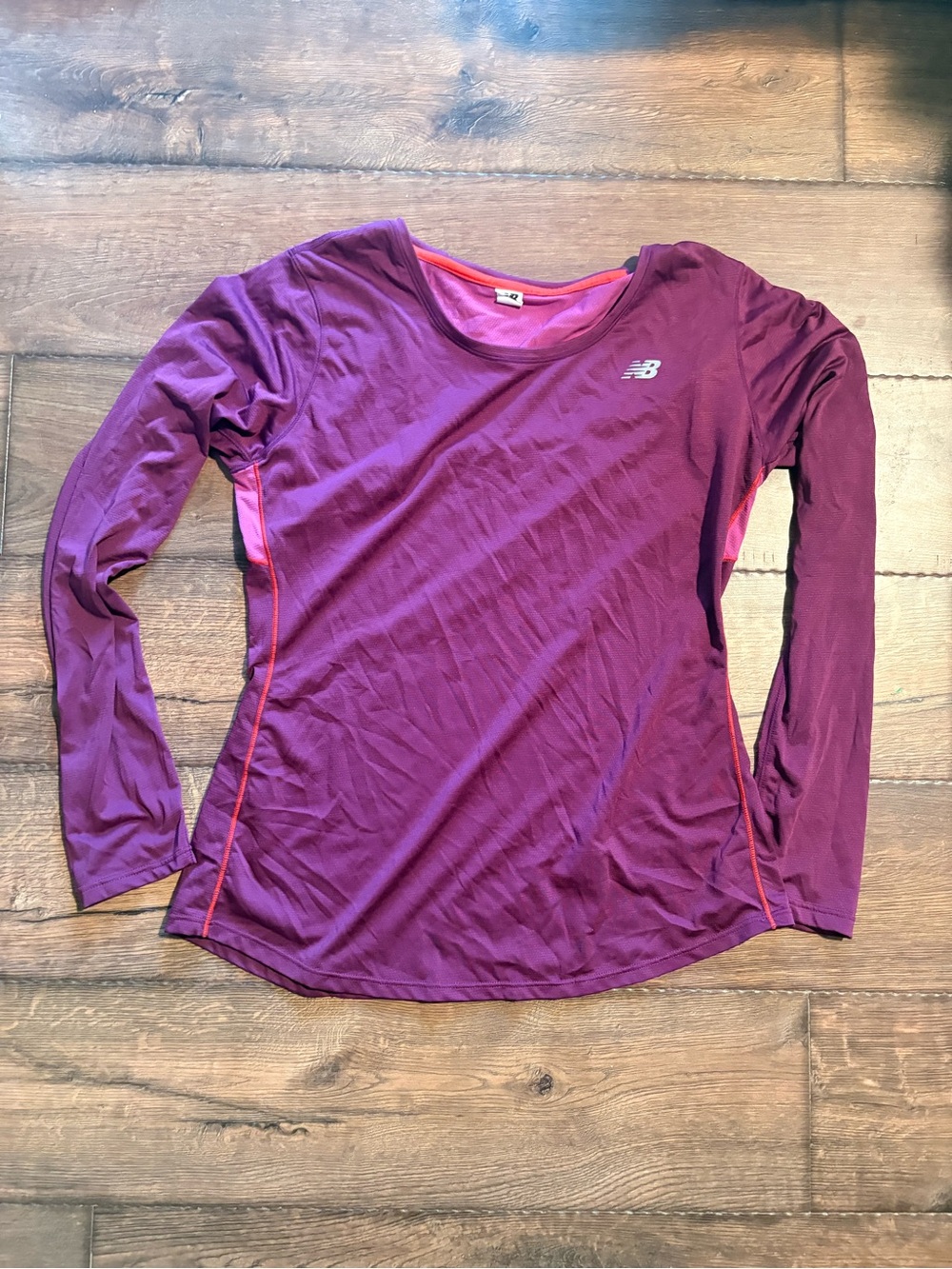 New Balance Women's Long-Sleeve Athletic Top - Deep Plum
